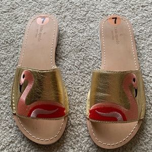 Kate Spade flamingo flats